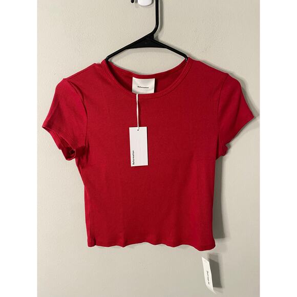 Reformation Red Crop Top - Picture 2 of 4